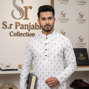 প্রিমিয়াম কোয়ালিটির সুতি পাঞ্জাবি[ Code 24 ]