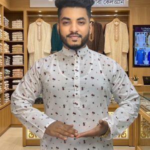প্রিমিয়াম কোয়ালিটির সুতি পাঞ্জাবি[ Code 26 ]