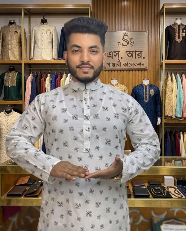 প্রিমিয়াম কোয়ালিটির সুতি পাঞ্জাবি[ Code 05 ] - Image 1
